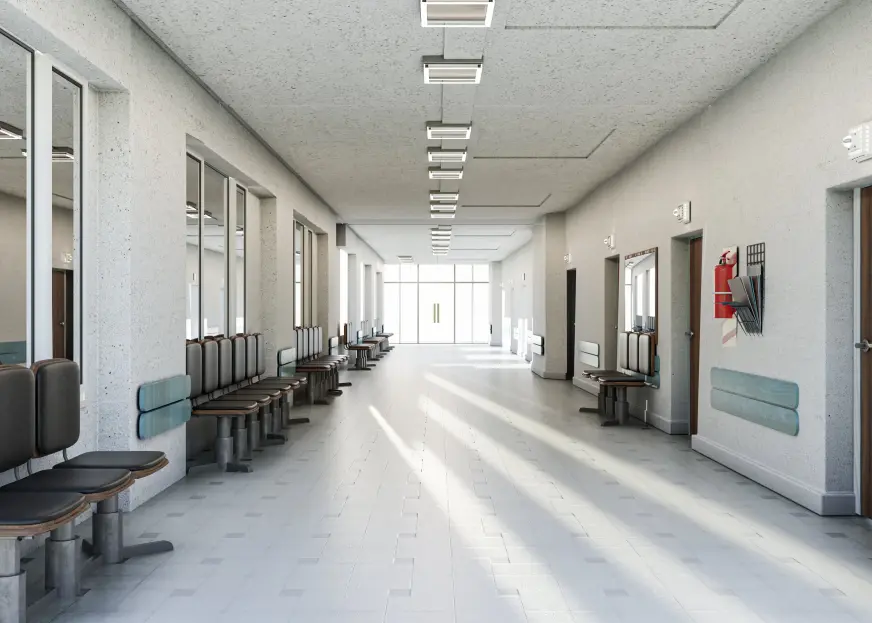 Empty Hallway Background