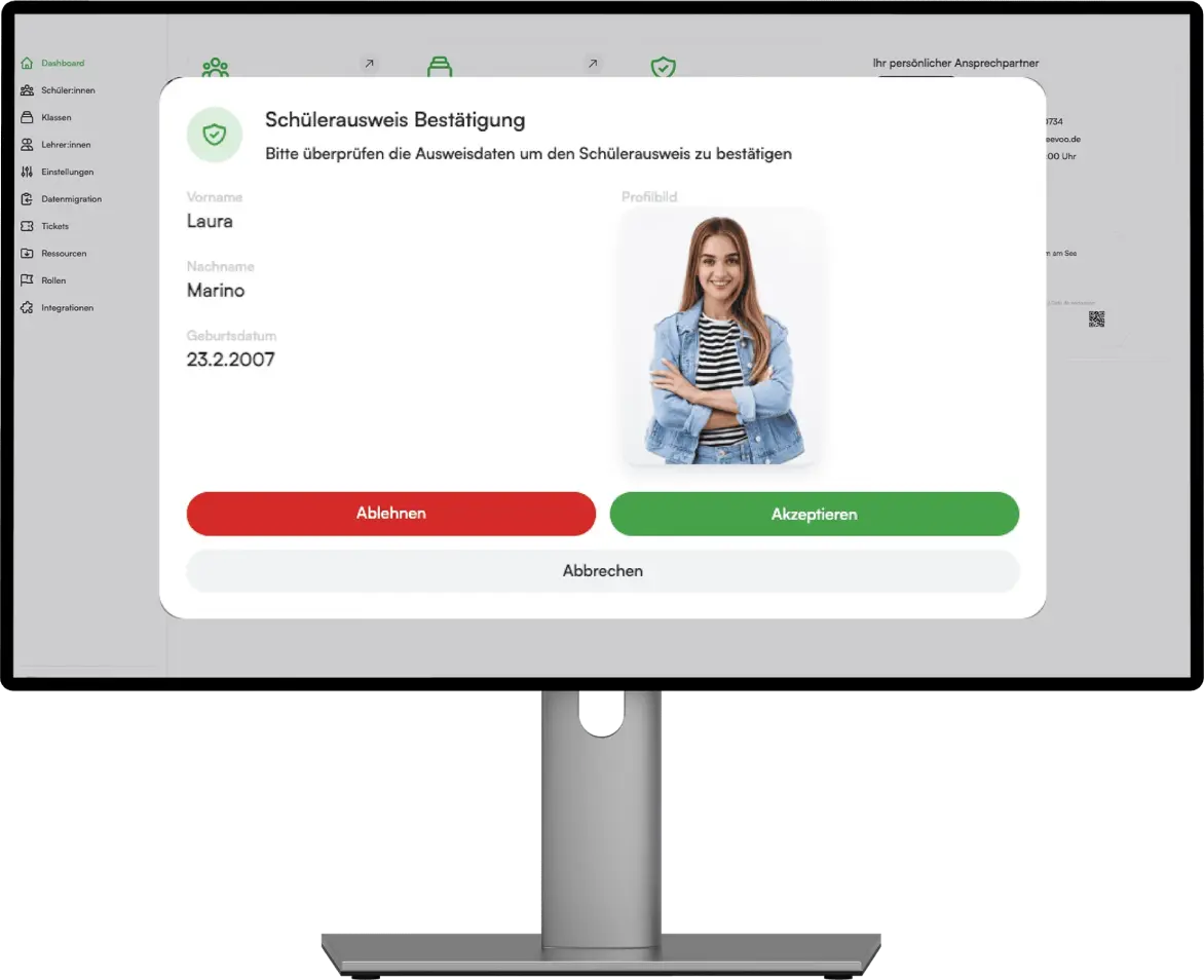 ID Card Verification Mockup